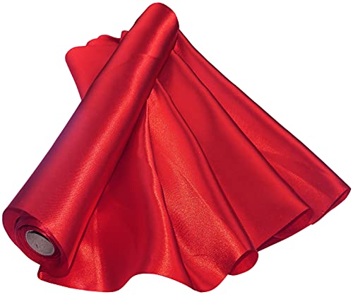 AERZETIX - C50560 - Satin Stoff weicher glänzender - 36cm x 8.5 Meter - rot - tischläufer - kreative projekte nähkunst Geschenkverpackung zur Geburtstagsfeier von AERZETIX