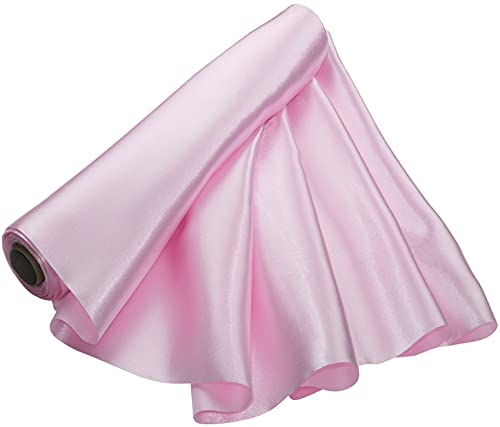 AERZETIX - C50562 - Satin Stoff weicher glänzender - 36cm x 8.5 Meter - rosa - tischläufer - kreative projekte nähkunst Geschenkverpackung zur Geburtstagsfeier von AERZETIX