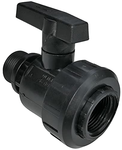 AERZETIX - C51845 - Druckkugelhahn 1'' einfache vereinigung männlich weiblich - kugel absperrventil 1'' 10 bar zum einschrauben für gartenwasserschlauch bewässerung schwimmbad von AERZETIX