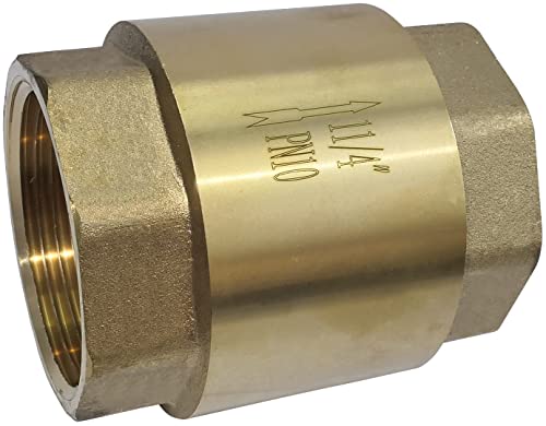 AERZETIX - C53444 - Universal rückschlagventil PN10-1 1/4'' zoll - gewinde weiblich-weiblich - aus messing - hydraulischen anlage - wassersystems AERZETIX - C53444 - Universal rückschlagventil PN10-1 1/4'' zoll - gewinde weiblich-weiblich - aus messing - hydraulischen anlage - wassersystems von AERZETIX