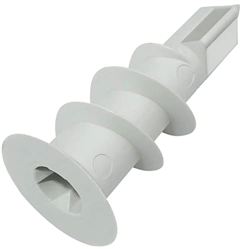 AERZETIX - C57869 - Satz mit 50 Dübeln selbstbohrend 8x34 mm für gipskarton - für schrauben M4.5/5.0mm - befestigungssystem im trockenbau renovierung - aus kunststoff AERZETIX - C57869 - Satz mit 50 Dübeln selbstbohrend 8x34 mm für gipskarton - für schrauben M4.5/5.0mm - befestigungssystem im trockenbau renovierung - aus kunststoff von AERZETIX