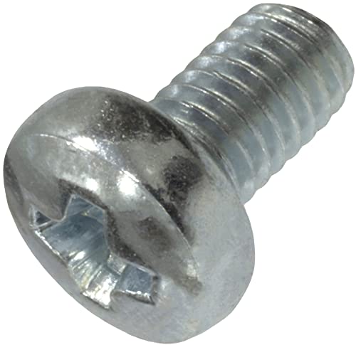 AERZETIX - C59847 - Satz von 100 Metallschrauben mit zylinderkopf M3x5 mm mit PH1 - verbindungsbolzen - DIN 7985 - härte 4.8 - aus kohlenstoffstahl - silberfarbig von AERZETIX