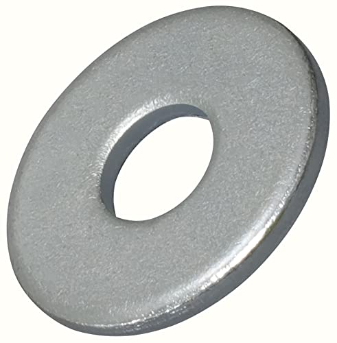 AERZETIX - C62085 - Satz von 20 Flache unterlegscheiben breiten - beilagscheiben - M8x24 mm - dicke 2 mm - DIN9021 - aus verzinktem stahl - farbe silber - montage bolzen schraube mutter befestigung von AERZETIX