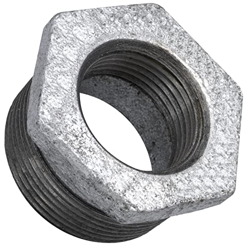 AERZETIX - C64932 - Reduzierstück männlich/weiblich 1 1/2''x1'' verzinkt - aus gusseisen - rohrverschraubung mit innengewinde und anschlag zum anschrauben - nippel sanitär-heizung installations muffe von AERZETIX