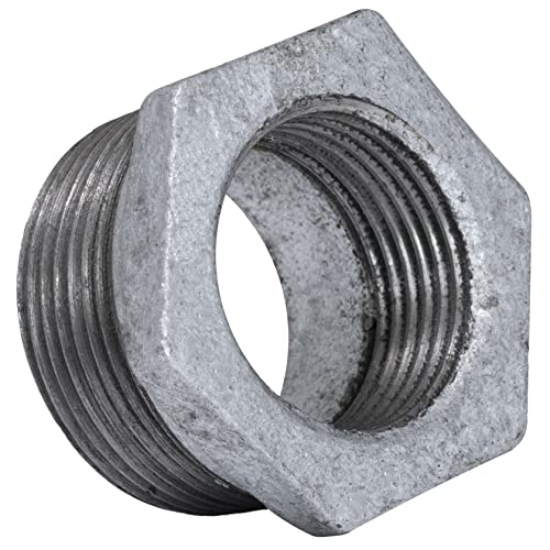 AERZETIX - C64948 - Reduzierstück männlich/weiblich 1 1/4''x1'' verzinkt - aus gusseisen - rohrverschraubung mit innengewinde und anschlag zum anschrauben - nippel sanitär-heizung installations muffe von AERZETIX