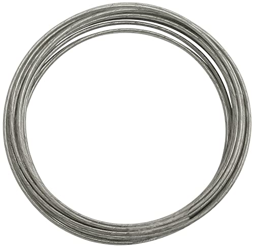 AERZETIX - C65786 - Verzinktes stahlseil drahtseil 5 m Ø1.3 mm 1.9 mm kunststoffbeschichtet - DIN 3053 - zugfestigkeit: 70 N/mm² - kabel zaun schleppseil drahtbefestigung innen/außen AERZETIX - C65786 - Verzinktes stahlseil drahtseil 5 m Ø1.3 mm 1.9 mm kunststoffbeschichtet - DIN 3053 - zugfestigkeit: 70 N/mm² - kabel zaun schleppseil drahtbefestigung innen/außen von AERZETIX
