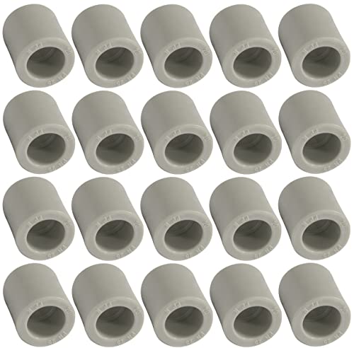 AERZETIX - C66842 - Satz von 20 gleichen Muffen aus PPR/polypropylen/ Ø20 mm PN25 zum schweißen - klempnerei-heizung arbeiten trinkwasserinstallation druckversorgung schlauchanschluss von AERZETIX