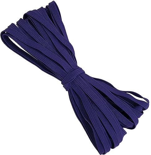 AERZETIX - C67804 - Elastische Binde flach 9.5 Meter - Breite 8 mm - Farbe violett - aus Polyester von AERZETIX