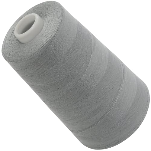 AERZETIX - C72922 - Nähgarnkonus 120 (40/2) 4000 m - aus polyester - konfektion, kurzwaren, garn, kordel, schnur, nähen, kleidung, faden - farbe grau - signal von AERZETIX