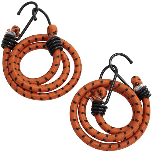 AERZETIX - C73809-2er-Set Spanner für elastische Gepäckschnüre mit 2 Haken 62 cm - Planenverlängerung - orange - Auto, LKW, Dach, Transport AERZETIX - C73809-2er-Set Spanner für elastische Gepäckschnüre mit 2 Haken 62 cm - Planenverlängerung - orange - Auto, LKW, Dach, Transport von AERZETIX