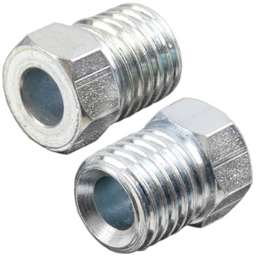 AERZETIX - C74363 - Satz von 2 männlichen Überwurfmuttern M10x1.25 für Bremsschläuche 4.75 mm - Innendurchmesser 5 mm. von AERZETIX