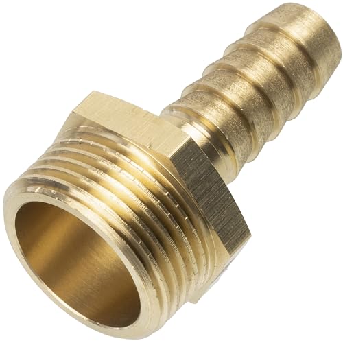 AERZETIX - C76479-3/4'' männlicher Schlauchanschluss für rohr Ø13 mm - außengewinde - für schlüssel 27 mm - anschlussadapter bewässerungssystem bewässerung pumpe - aus messing von AERZETIX