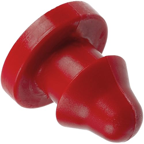 AERZETIX - Satz mit 10 Verschlusskappen für Bewässerungsrohr Ø Loch 6 mm - Farbe Rot - Stopfen für Tropfbewässerungssystem von AERZETIX