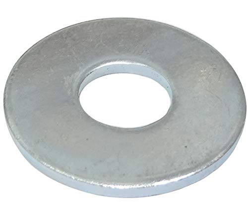 AERZETIX - C44422 - Satz von 20 Flache unterlegscheiben breiten - beilagscheiben - M14x40 mm - dicke 3 mm - DIN9021 - aus verzinktem stahl - farbe silber - montage bolzen schraube mutter befestigung AERZETIX - C44422 - Satz von 20 Flache unterlegscheiben breiten - beilagscheiben - M14x40 mm - dicke 3 mm - DIN9021 - aus verzinktem stahl - farbe silber - montage bolzen schraube mutter befestigung von AERZETIX