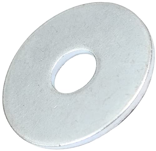AERZETIX - C44414 - Satz von 20 Flache unterlegscheiben breiten - beilagscheiben - M6x22 mm - dicke 1.5 mm - DIN9021 - aus verzinktem stahl - farbe silber - montage bolzen schraube mutter befestigung von AERZETIX