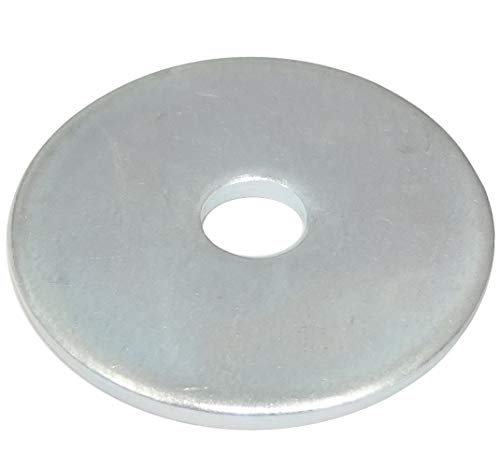AERZETIX - C44416 - Satz von 20 Flache unterlegscheiben breiten - beilagscheiben - M6x30 mm - dicke 2 mm - DIN9021 - aus verzinktem stahl - farbe silber - montage bolzen schraube mutter befestigung AERZETIX - C44416 - Satz von 20 Flache unterlegscheiben breiten - beilagscheiben - M6x30 mm - dicke 2 mm - DIN9021 - aus verzinktem stahl - farbe silber - montage bolzen schraube mutter befestigung von AERZETIX