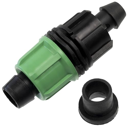 AERZETIX - Set mit 5 Startverbindern mit Dichtung für Tropfbewässerungsschlauch Ø16mm | automatisches Bewässerungssystem Gartengeräte Grünflächen Gemüsegarten | aus Kunststoff AERZETIX - Set mit 5 Startverbindern mit Dichtung für Tropfbewässerungsschlauch Ø16mm | automatisches Bewässerungssystem Gartengeräte Grünflächen Gemüsegarten | aus Kunststoff von AERZETIX