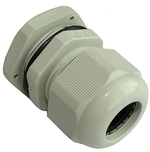 AERZETIX: 2 x Kabelverschraubung PG16 IP67 grau für Kabel 12-14 mm C43159 von AERZETIX