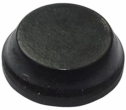 Aerzetix: 10x runden Pads Gummifüße H 4 mm Ø 12 mm für Möbel. Selbstklebende. schwarz von AERZETIX