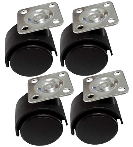 Aerzetix: 4 x Rollen für Möbel drehbar Durchmesser 40 mm Höhe 55 mm 25 kg mit Montageplatte 38 x 38 mm C42660 Aerzetix: 4 x Rollen für Möbel drehbar Durchmesser 40 mm Höhe 55 mm 25 kg mit Montageplatte 38 x 38 mm C42660 von AERZETIX