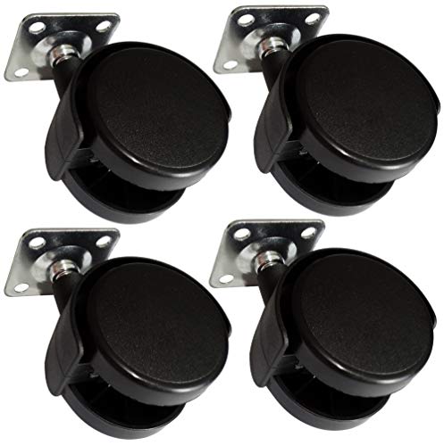 Aerzetix: 4 x Rollen für Möbel drehbar Durchmesser 50 mm Höhe 65 mm 30 kg mit Montageplatte 36 x 36 mm C42663 Aerzetix: 4 x Rollen für Möbel drehbar Durchmesser 50 mm Höhe 65 mm 30 kg mit Montageplatte 36 x 36 mm C42663 von AERZETIX