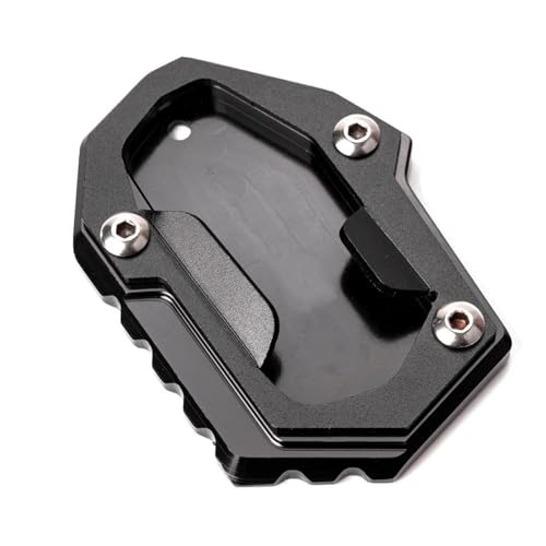 AESRTMJ Für B&MW R1300GS R 1300 GS R 1300GS 2024 CNC-Aluminium-Motorrad-Ständer-Pad-Fuß-Seitenständer-Verlängerungsplatte(SCHWARZ) von AESRTMJ