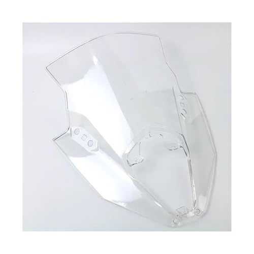 AESRTMJ Für Kawasaki Für Ninja 650 Ex650 ER-6F Er6f 2020 2021 2022 2023 2024 Motorrad Windschutzscheibe Schwarzer Spoiler Deflektor(Weiss) von AESRTMJ