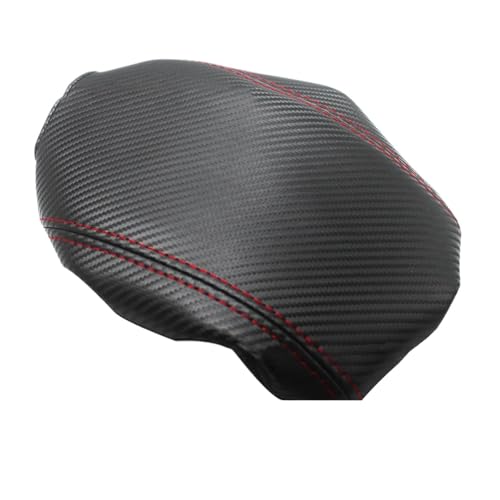 AESRTMJ Für VW Für Golf 7 MK7 2012 2013 2014 2015 2016 2017 2018 2019 Armlehnenbox-Schutzabdeckung Mittelkonsole Innenraumzubehör(ROT) von AESRTMJ