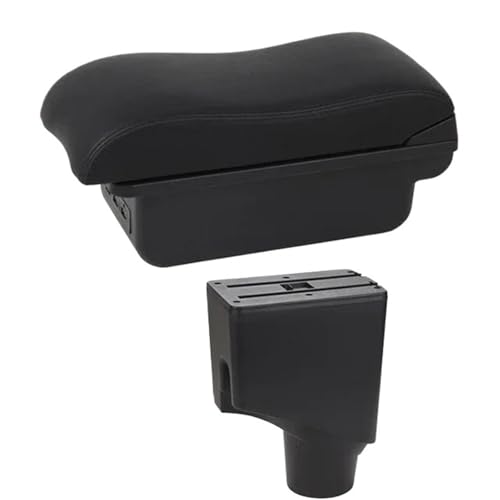 AESRTMJ Mittelarmlehnenbox Für Toyota Für Yaris 2015 2016 2017 2018 2019 2020 2021(C2 Schwarze Linie) von AESRTMJ