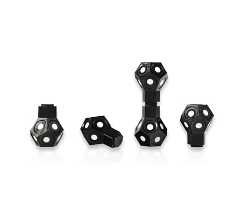 AESUB dice – Referenzpunkt-Würfel für 3D-Scanning, für bis zu 11 Targets (6 mm), mit Magnet, ideal zur Scan-Vorbereitung & Markerreduktion, für komplexe Objekte von AESUB