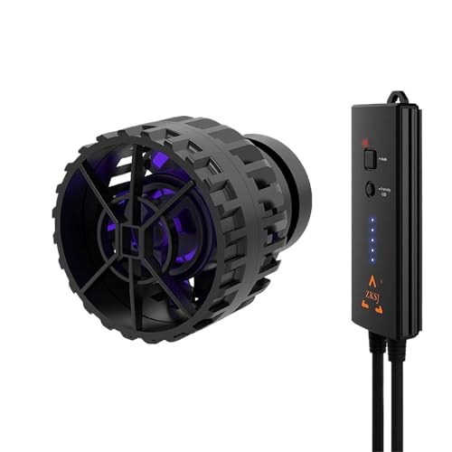 Slim Pro Bluetooth App-Steuerung Aquarium Wavemaker Pumpe for Süßwasser-Salzwasser-Korallenriff-Aquarium(BRA Plug,Slim Pro 8000) von AETBKMFRU