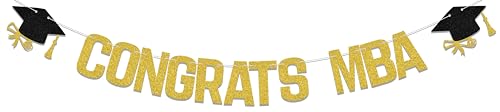 Congrats MBA Banner, Masters Degree Graduation Decorations, Congrats Master Banner, College Grade Party Decor Supplies Gold Black Congrats MBA Banner, Masters Degree Graduation Decorations, Congrats Master Banner, College Grade Party Decor Supplies Gold Black von AETGDDS