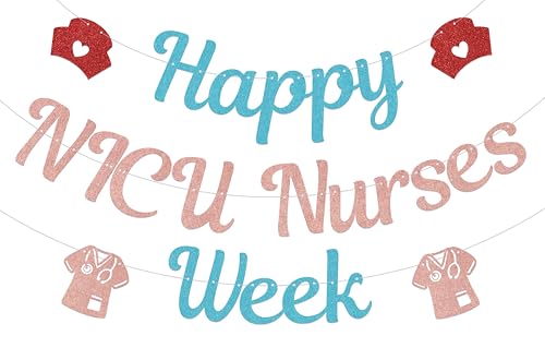 Happy NICU Krankenschwesterwoche Banner für Neugeborene Krankenschwestern Woche Party Dekorationen National Neonatal Nurses Week Decor Nurse Appreciation Week Party Decor Supplies Happy NICU Krankenschwesterwoche Banner für Neugeborene Krankenschwestern Woche Party Dekorationen National Neonatal Nurses Week Decor Nurse Appreciation Week Party Decor Supplies von AETGDDS