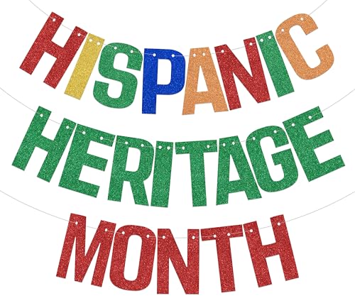 Hispanic Heritage Month Banner Lateinamerikanisches Banner Hispanic Heritage Month Dekorationen Hispanic Heritage Month Banner Lateinamerikanisches Banner Hispanic Heritage Month Dekorationen von AETGDDS