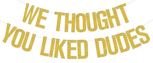 We Thought You Liked Dudes Banner Junggesellenabschied Dekorationen Schwarz We Thought You Liked Dudes Banner Junggesellenabschied Dekorationen Schwarz von AETGDDS