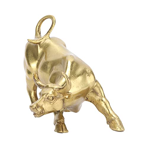 Wall Street Kupfer Stier Messing Bullförmige Ornamente Lebendige Haltung mit 1 Stück für Büro für die meisten Menschen von AEUN