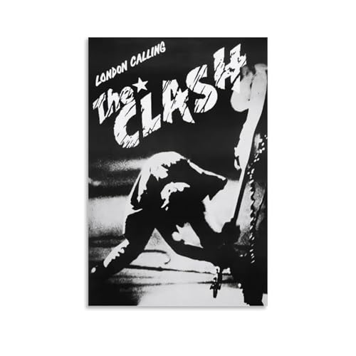 AEUYWQHKEKG The Clash Poster, ästhetisches Vintage-Wandkunst, Leinwandposter, dekoratives Gemälde, Wohnzimmer, Schlafzimmer, Dekoration, 30 x 45 cm, ungerahmter Stil AEUYWQHKEKG The Clash Poster, ästhetisches Vintage-Wandkunst, Leinwandposter, dekoratives Gemälde, Wohnzimmer, Schlafzimmer, Dekoration, 30 x 45 cm, ungerahmter Stil von AEUYWQHKEKG
