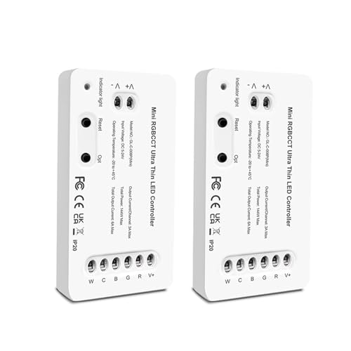 3.0 Ultradünnes Mini RCT WWCW LED-Licht mit Controller for die Küchenbeleuchtung(2PCS RGBCCT) von AEVFMQWM