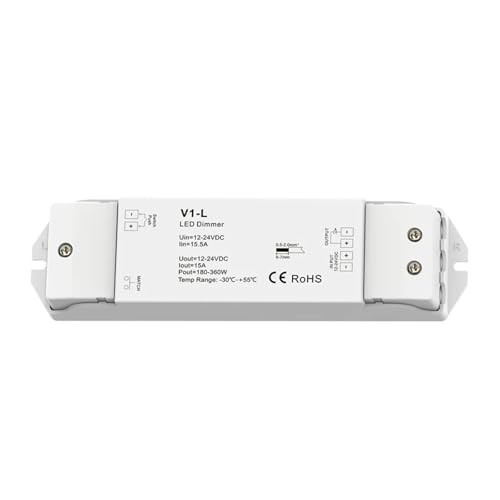 DIM-Controller dimmbare Touch-Fernbedienung geeignet for einfarbige LED-Lichtstreifen DC12V 24V 36V maximal 360W(12V 180W 24V 360W) von AEVFMQWM
