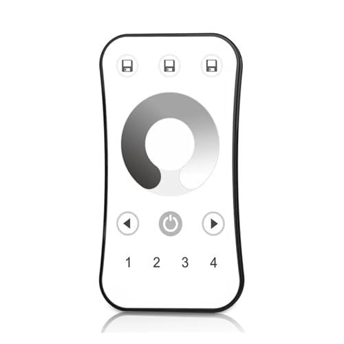DIM-Controller dimmbare Touch-Fernbedienung geeignet for einfarbige LED-Lichtstreifen DC12V 24V 36V maximal 360W(4 Zone CR2032) von AEVFMQWM