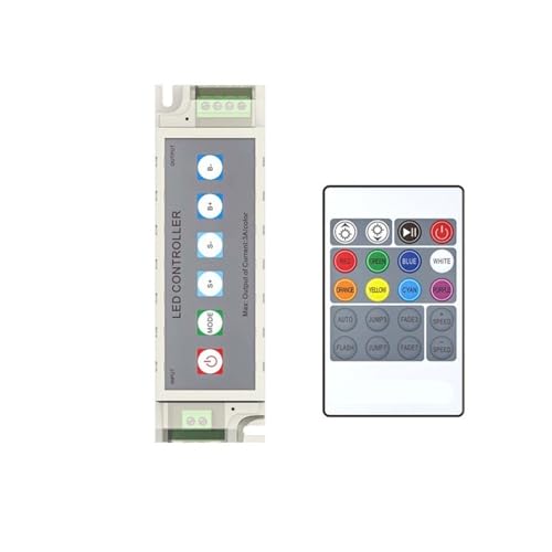 Gummischalentaste 6-Tasten-RGB-Controller 20-Tasten-Dual-Control-Controller LED-Bunt-Controller von AEVFMQWM