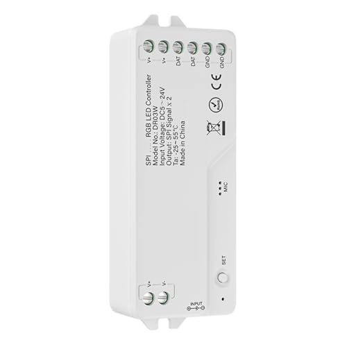 LED-Controller SPI for WS2811 WS2812B WS2815 FCOB Adressierbare Zusatzpixel 720(RGBIC Controller) von AEVFMQWM