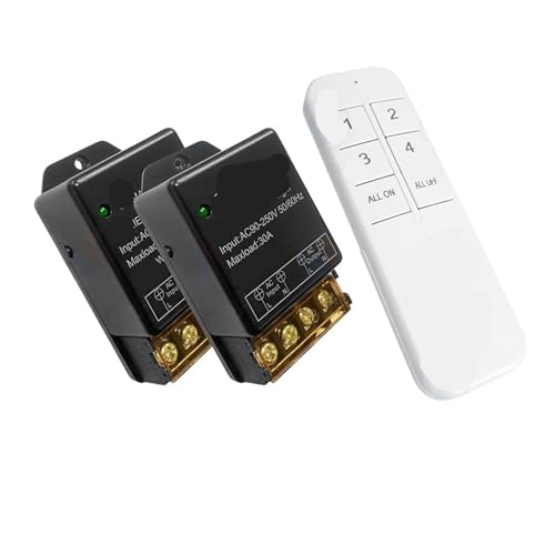 Schalter 110 V 220 V 30 A Hochleistungsempfänger(2Receiver 1Remote) von AEVFMQWM