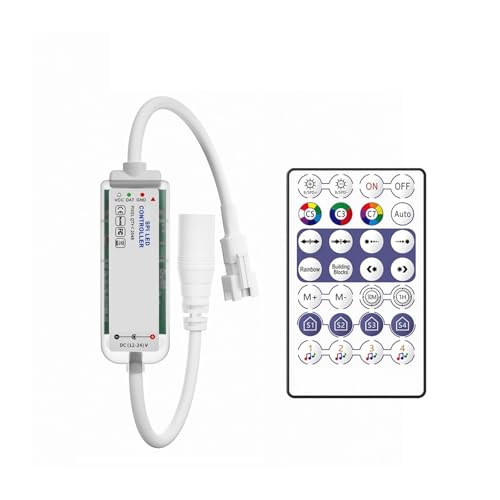 WS2811 WS2812B SPI Musik-LED-Controller 24 Tasten/28 Tasten(28Keys DC) von AEVFMQWM