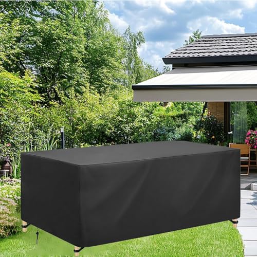 AEXOIO Gartentisch Abdeckung 60x40x40cm/LxWxH Plane Gartenmöbel Wasserdicht Schutzhülle,600d Oxford Gewebe Winterfest Gartenmöbel Schutz,Abdeckplanen Für Gartenmöbel Outdoor von AEXOIO