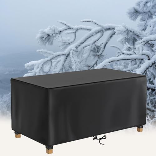 Abdeckung Gartenmöbel,Plane Für Gartenmöbel,Lounge Abdeckung Wasserdicht 350 Länge x 230 Breite x 120 H Abdeckplane Tisch Outdoor,420d Oxford-Gewebe Gartentisch Wasserdicht,Abdeckplane Palettenmöbel von AEXOIO