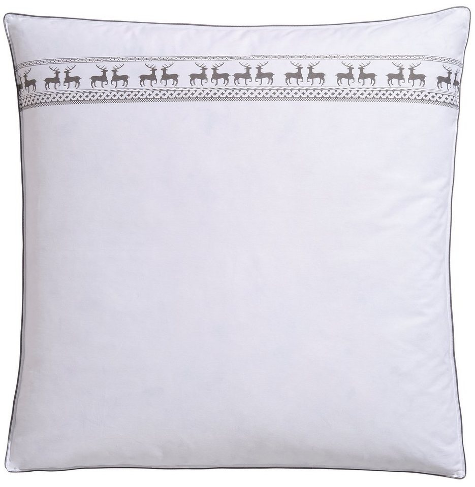 Älgdröm Federkissen Finja Kopfkissen in 40x80 cm, 80x80 cm, Füllung: 90% Federn & 10% Daunen, Bezug: Baumwolle, Bauchschläfer, Rückenschläfer, Seitenschläfer, Kissen, Made in Germany Älgdröm Federkissen Finja Kopfkissen in 40x80 cm, 80x80 cm, Füllung: 90% Federn & 10% Daunen, Bezug: Baumwolle, Bauchschläfer, Rückenschläfer, Seitenschläfer, Kissen, Made in Germany von Älgdröm