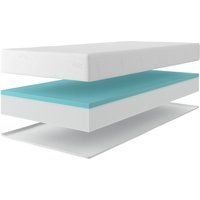 Älgdröm Gelschaummatratze "Kniven, Matratze 90x200 cm, 140x200 cm & weitere Größen", 17 cm hoch, (1 St., 1-tlg.), Matratze H2-H4, ergonomisch, allergiker geeignet (Hausstauballergiker) von Älgdröm