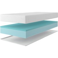 Älgdröm Gelschaummatratze "Kniven, Matratze 90x200 cm, 140x200 cm & weitere Größen" 17 cm hoch 1-tlg., 1 Stk. tlg. Matratze H2-H4, ergonomisch, allergiker geeignet (Hausstauballergiker) von Älgdröm