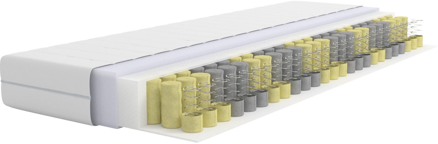 Taschenfederkernmatratze NEUHEIT: Tinden 22, 7 Zonen Matratze 90x200 cm, 140x200 cm & mehr, Älgdröm, 22 cm hoch, (1-tlg), Wendematratzen H2/H3/H4, ergonomisch, atmungsaktiv von Älgdröm